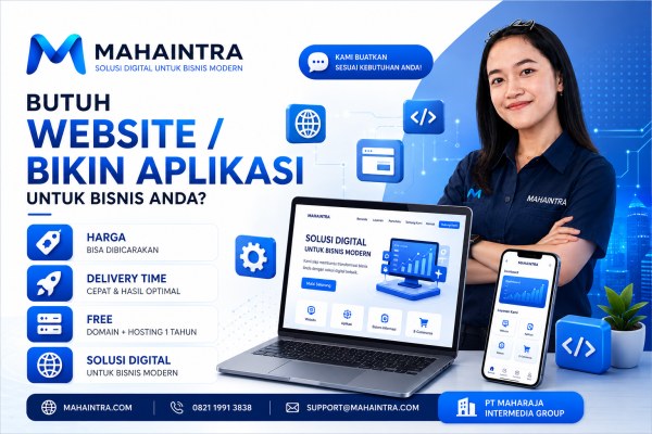 MAHAINTRA Adalah Solusi Jasa Pembuatan Website, Aplikasi dan ERP Perusahaan untuk Digitalisasi Bisnis
